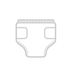 gray icon of a diaper