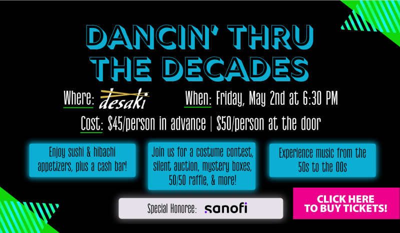 Dancin' Through The Decades Fundraiser information